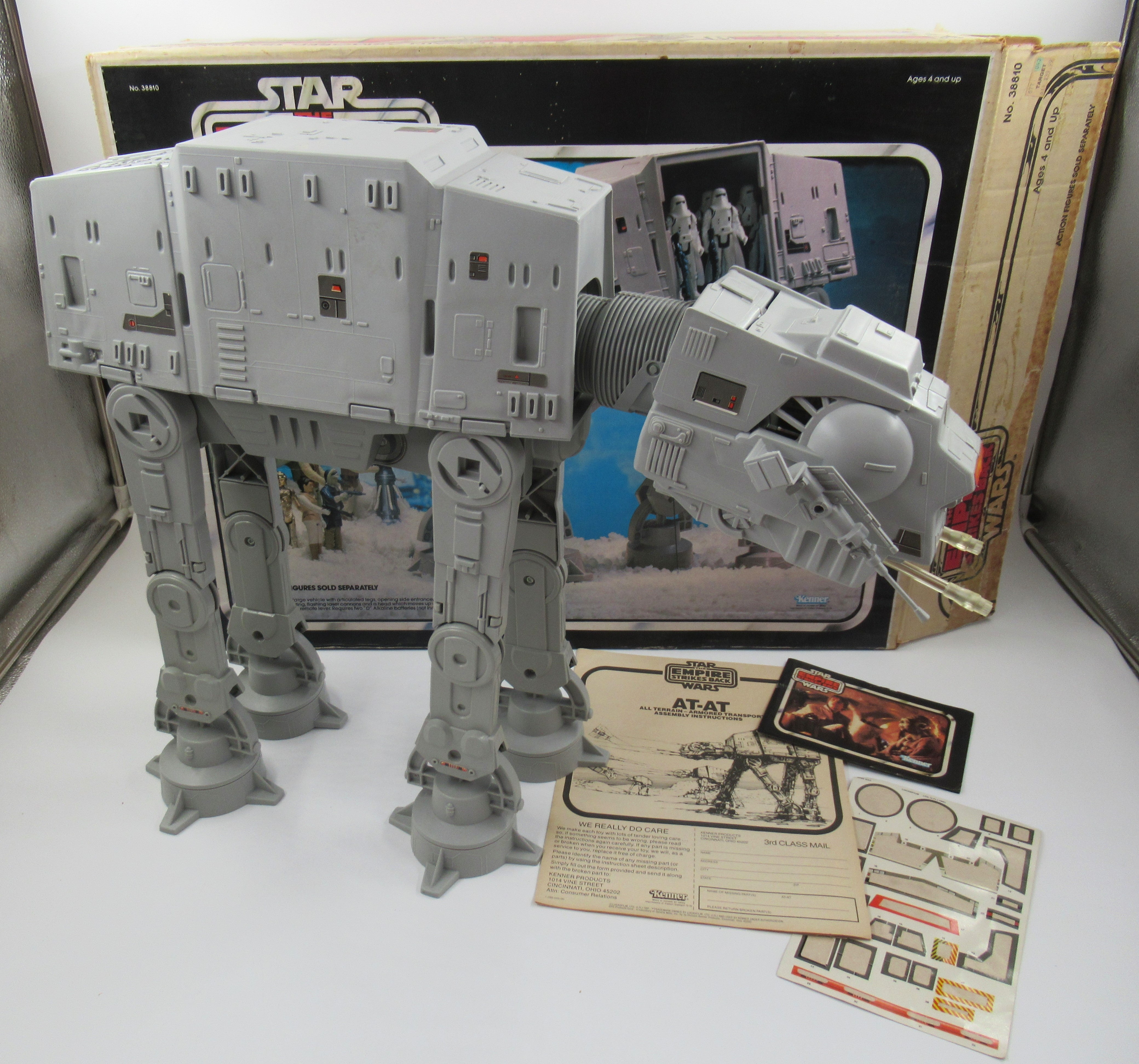 STAR WARS: The Empire Strikes Back AT-AT Vehicle with Box - Kenner (1981) Vintage Toy